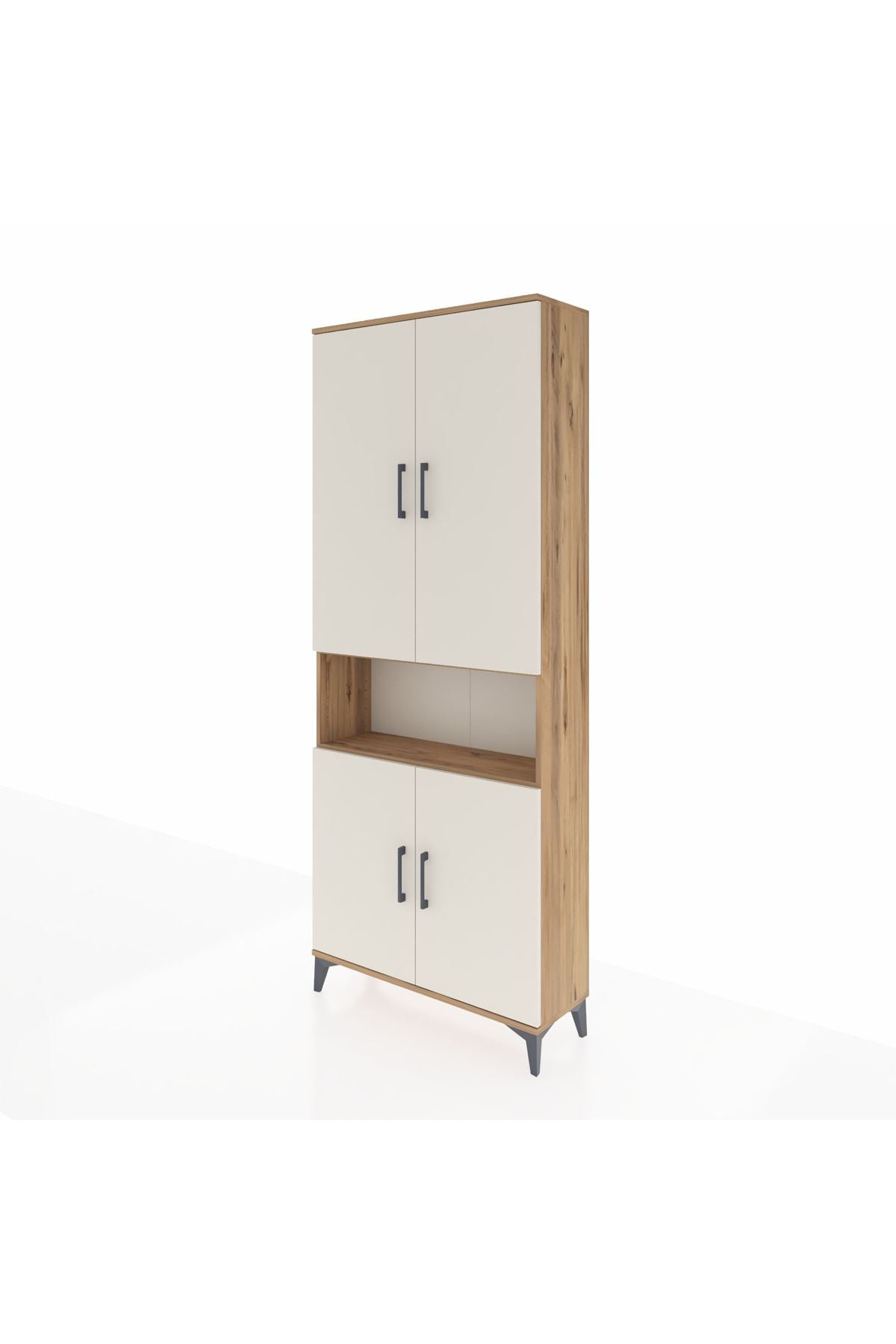 Arges Dolap 5 Raflı 4 Kapaklı 88x30x221 - S30M163V7A
