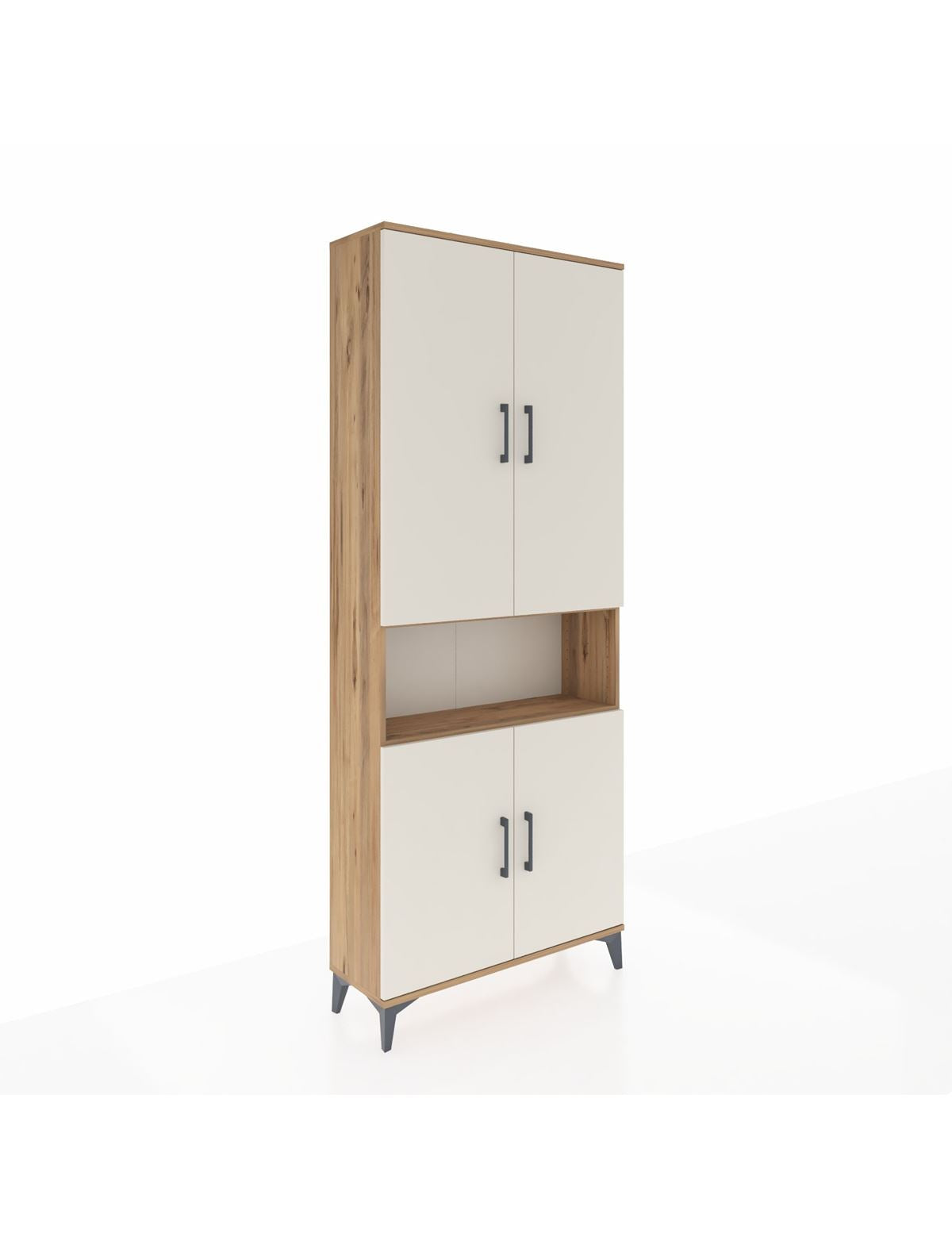 Arges Dolap 5 Raflı 4 Kapaklı 88x30x221 - S30M163V7A