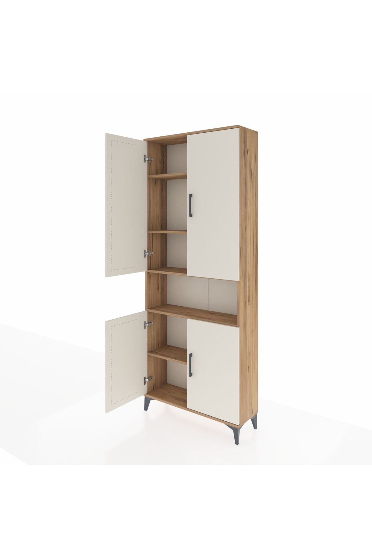 Arges Dolap 5 Raflı 4 Kapaklı 88x30x221 - S30M163V7A