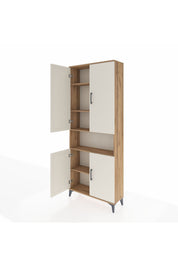 Arges Dolap 5 Raflı 4 Kapaklı 88x30x221 - S30M163V7A