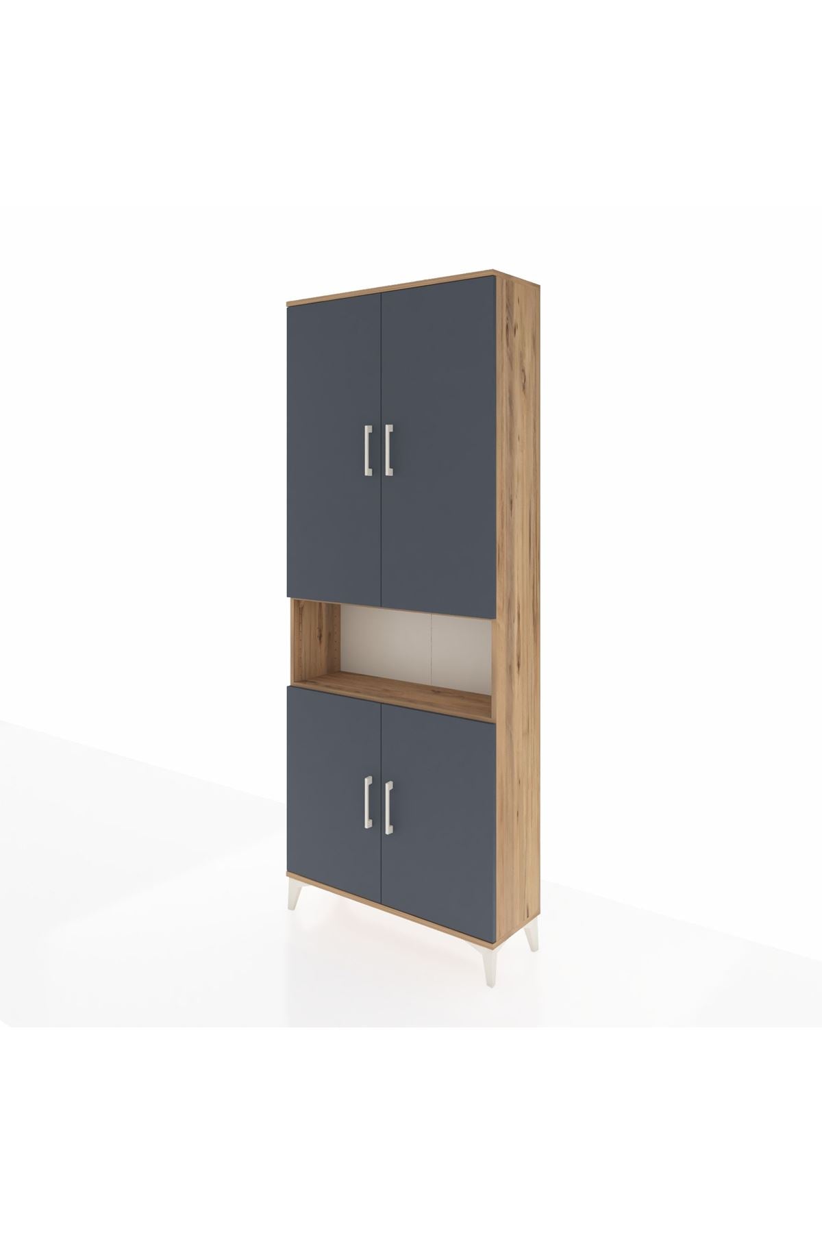Arges Dolap 5 Raflı 4 Kapaklı 88x30x221 - S30M163V8A