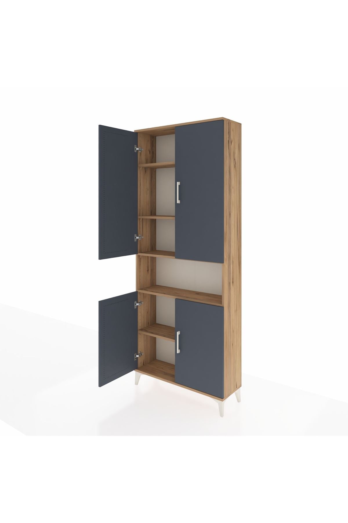 Arges Dolap 5 Raflı 4 Kapaklı 88x30x221 - S30M163V8A