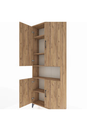 Arges Dolap 5 Raflı 4 Kapaklı 88x30x221 - S30M163V9A