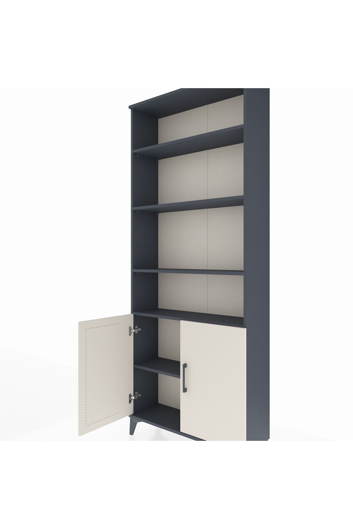 Arges Dolap 5 Raflı 2 Kapaklı 88x30x221 - S30M164V4A