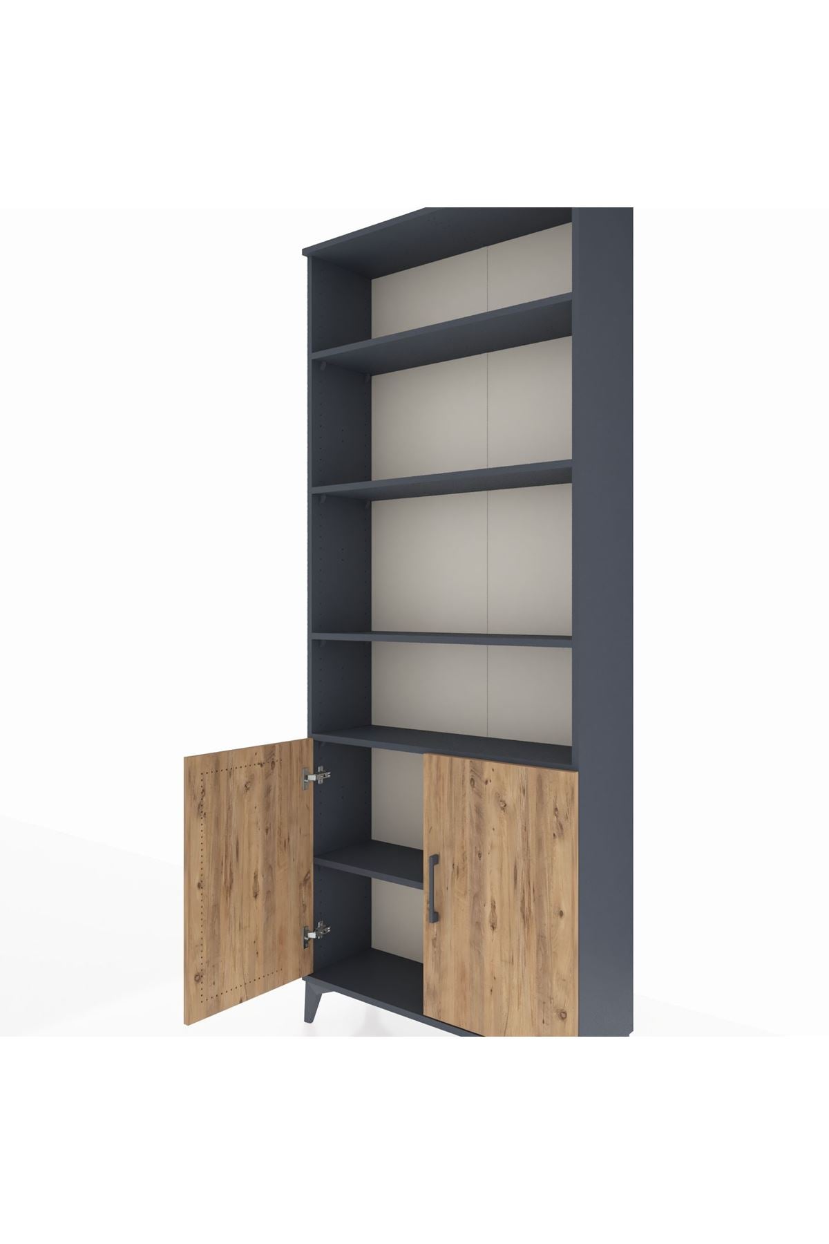 Arges Dolap 5 Raflı 2 Kapaklı 88x30x221 - S30M164V6A
