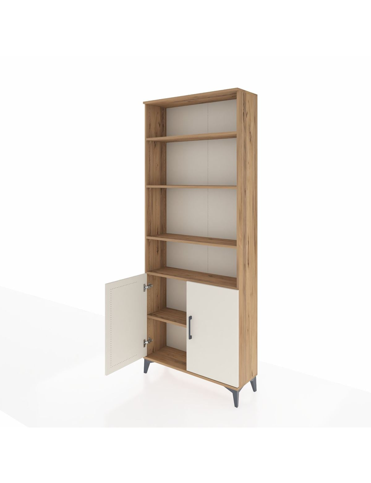 Arges Dolap 5 Raflı 2 Kapaklı 88x30x221 - S30M164V7A