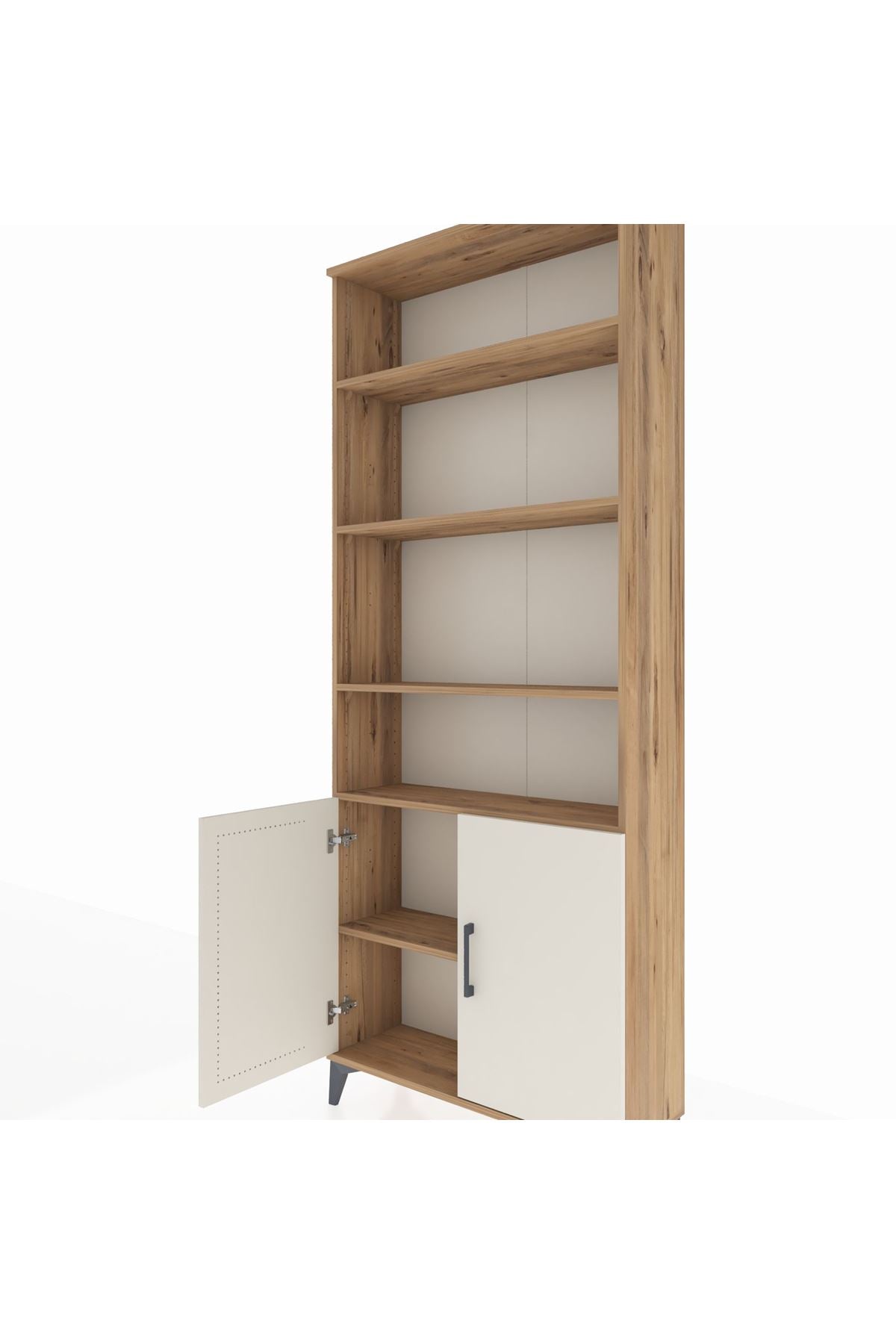 Arges Dolap 5 Raflı 2 Kapaklı 88x30x221 - S30M164V7A