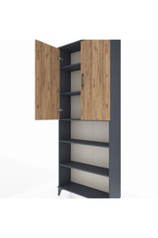 Arges Dolap 5 Raflı 2 Kapaklı 88x30x221 - S30M165V6A