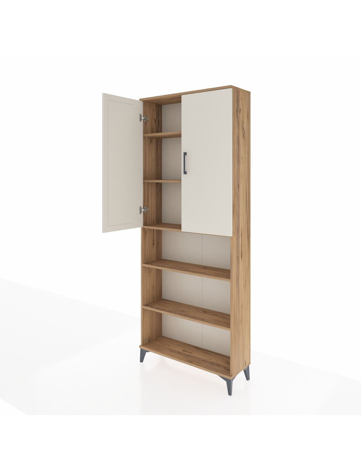Arges Dolap 5 Raflı 2 Kapaklı 88x30x221 - S30M165V7A