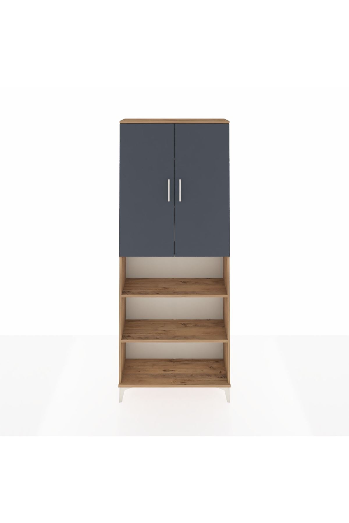 Arges Dolap 5 Raflı 2 Kapaklı 88x30x221 - S30M165V8A