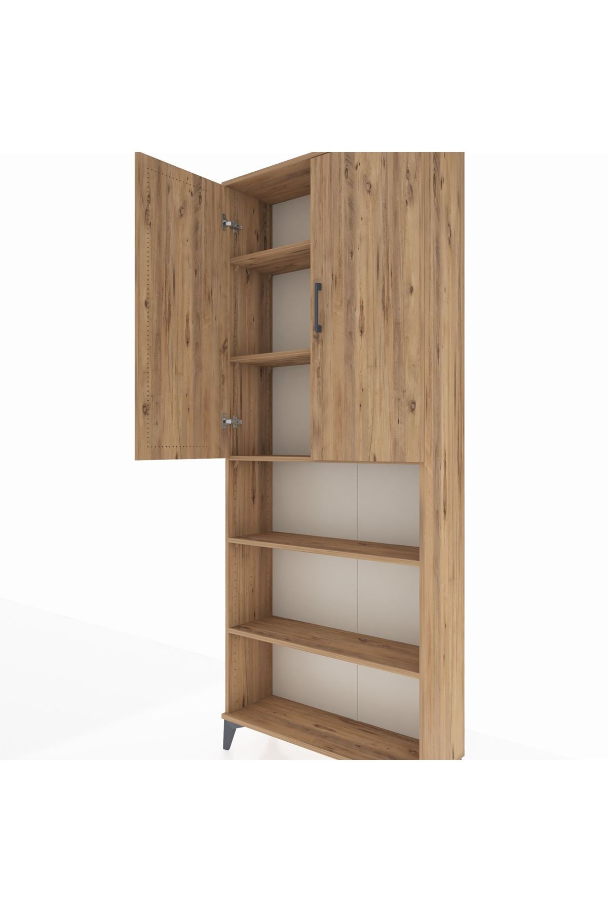 Arges Dolap 5 Raflı 2 Kapaklı 88x30x221 - S30M165V9A