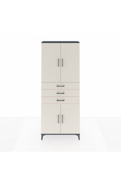 Arges Dolap 4 Raflı 3 Çekmeceli 4 Kapaklı 88x30x221 - S30M166V4A