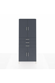Arges Dolap 4 Raflı 3 Çekmeceli 4 Kapaklı 88x30x221 - S30M166V5A