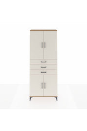 Arges Dolap 4 Raflı 3 Çekmeceli 4 Kapaklı 88x30x221 - S30M166V7A