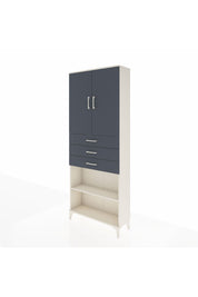 Arges Dolap 4 Raflı 3 Çekmeceli 2 Kapaklı 88x30x221 - S30M167V2A