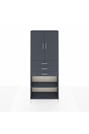 Arges Dolap 4 Raflı 3 Çekmeceli 2 Kapaklı 88x30x221 - S30M167V5A