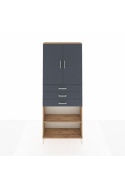 Arges Dolap 4 Raflı 3 Çekmeceli 2 Kapaklı 88x30x221 - S30M167V8A