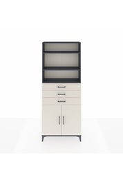 Arges Dolap 4 Raflı 3 Çekmeceli 2 Kapaklı 88x30x221 - S30M168V4A