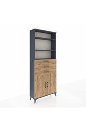 Arges Dolap 4 Raflı 3 Çekmeceli 2 Kapaklı 88x30x221 - S30M168V6A