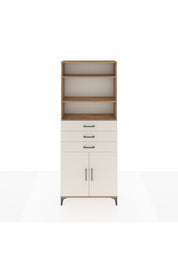 Arges Dolap 4 Raflı 3 Çekmeceli 2 Kapaklı 88x30x221 - S30M168V7A