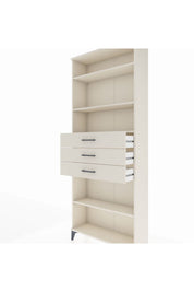 Arges Dolap 4 Raflı 3 Çekmeceli 88x30x221 - S30M169V1A