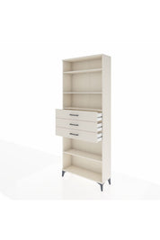 Arges Dolap 4 Raflı 3 Çekmeceli 88x30x221 - S30M169V1A