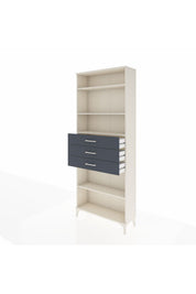 Arges Dolap 4 Raflı 3 Çekmeceli 88x30x221 - S30M169V2A