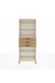 Arges Dolap 4 Raflı 3 Çekmeceli 88x30x221 - S30M169V3A