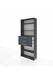 Arges Dolap 4 Raflı 3 Çekmeceli 88x30x221 - S30M169V5A
