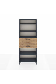 Arges Dolap 4 Raflı 3 Çekmeceli 88x30x221 - S30M169V6A
