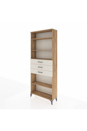 Arges Dolap 4 Raflı 3 Çekmeceli 88x30x221 - S30M169V7A
