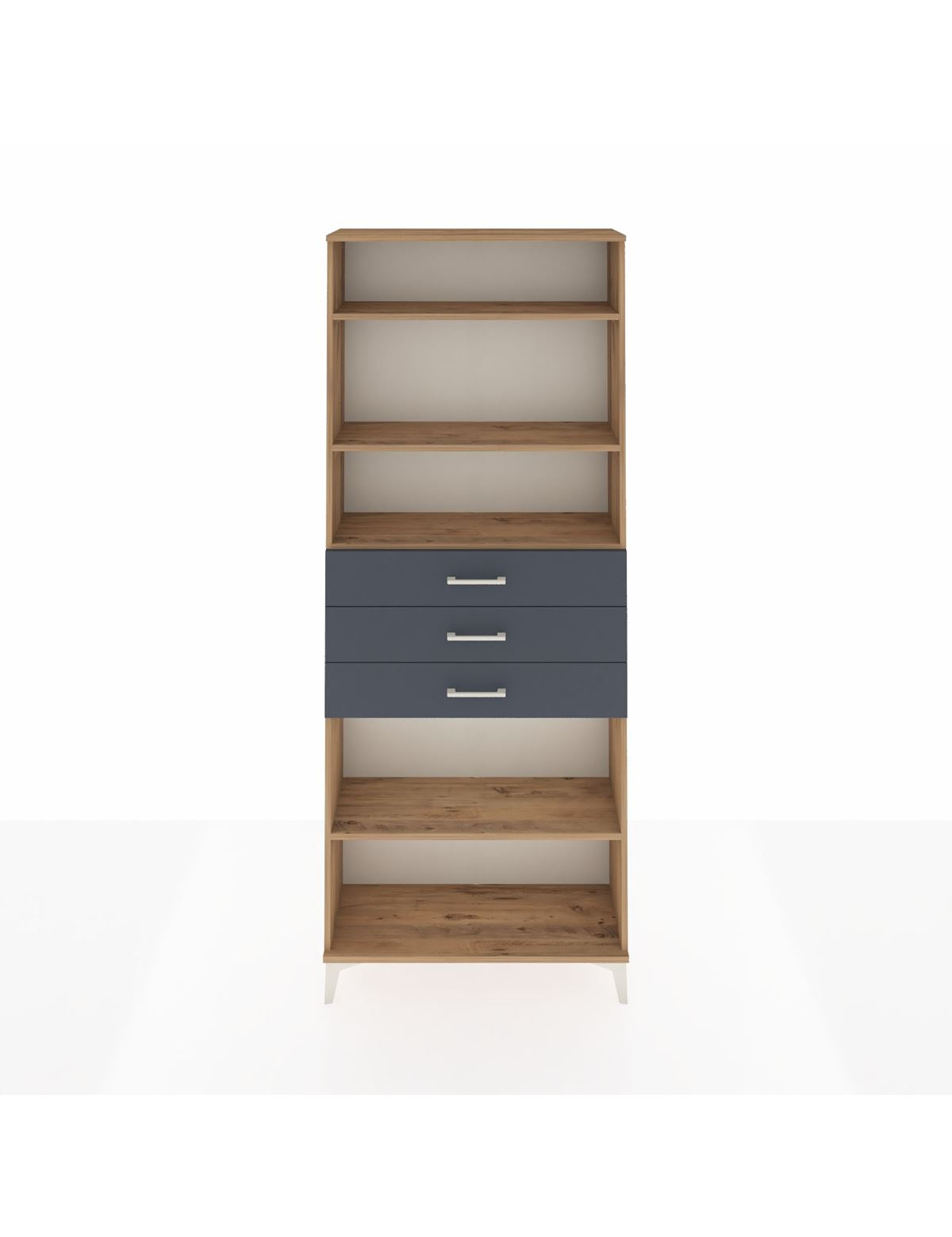 Arges Dolap 4 Raflı 3 Çekmeceli 88x30x221 - S30M169V8A