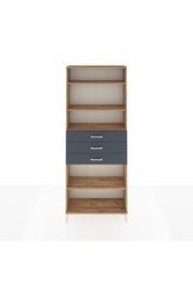 Arges Dolap 4 Raflı 3 Çekmeceli 88x30x221 - S30M169V8A