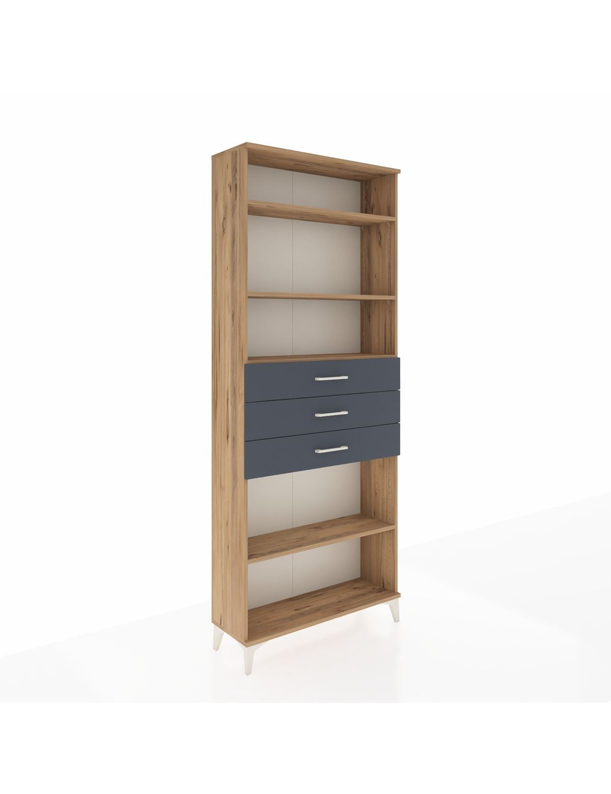 Arges Dolap 4 Raflı 3 Çekmeceli 88x30x221 - S30M169V8A