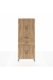 Arges Dolap 4 Raflı 2 Çekmeceli 4 Kapaklı 88x30x221 - S30M170V3A