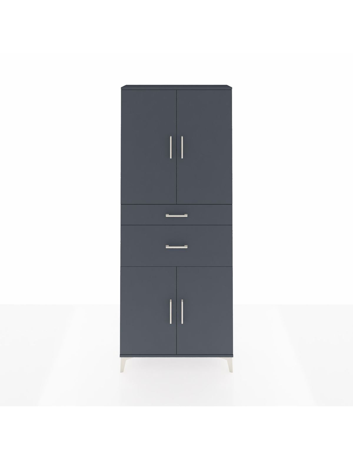 Arges Dolap 4 Raflı 2 Çekmeceli 4 Kapaklı 88x30x221 - S30M170V5A