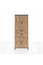 Arges Dolap 4 Raflı 2 Çekmeceli 4 Kapaklı 88x30x221 - S30M170V6A