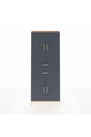 Arges Dolap 4 Raflı 2 Çekmeceli 4 Kapaklı 88x30x221 - S30M170V8A