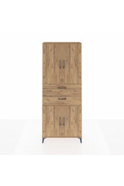 Arges Dolap 4 Raflı 2 Çekmeceli 4 Kapaklı 88x30x221 - S30M170V9A