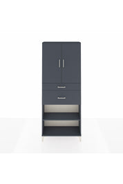 Arges Dolap 4 Raflı 2 Çekmeceli 2 Kapaklı 88x30x221 - S30M171V5A