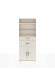 Arges Dolap 4 Raflı 2 Çekmeceli 2 Kapaklı 88x30x221 - S30M172V1A