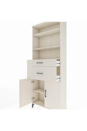 Arges Dolap 4 Raflı 2 Çekmeceli 2 Kapaklı 88x30x221 - S30M172V1A