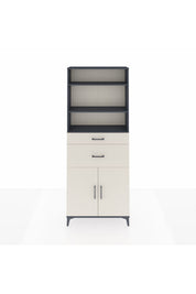 Arges Dolap 4 Raflı 2 Çekmeceli 2 Kapaklı 88x30x221 - S30M172V4A