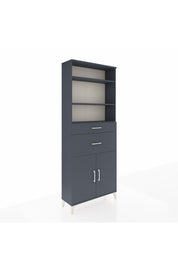 Arges Dolap 4 Raflı 2 Çekmeceli 2 Kapaklı 88x30x221 - S30M172V5A