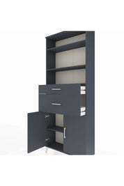 Arges Dolap 4 Raflı 2 Çekmeceli 2 Kapaklı 88x30x221 - S30M172V5A