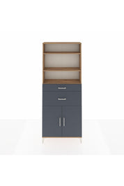 Arges Dolap 4 Raflı 2 Çekmeceli 2 Kapaklı 88x30x221 - S30M172V8A