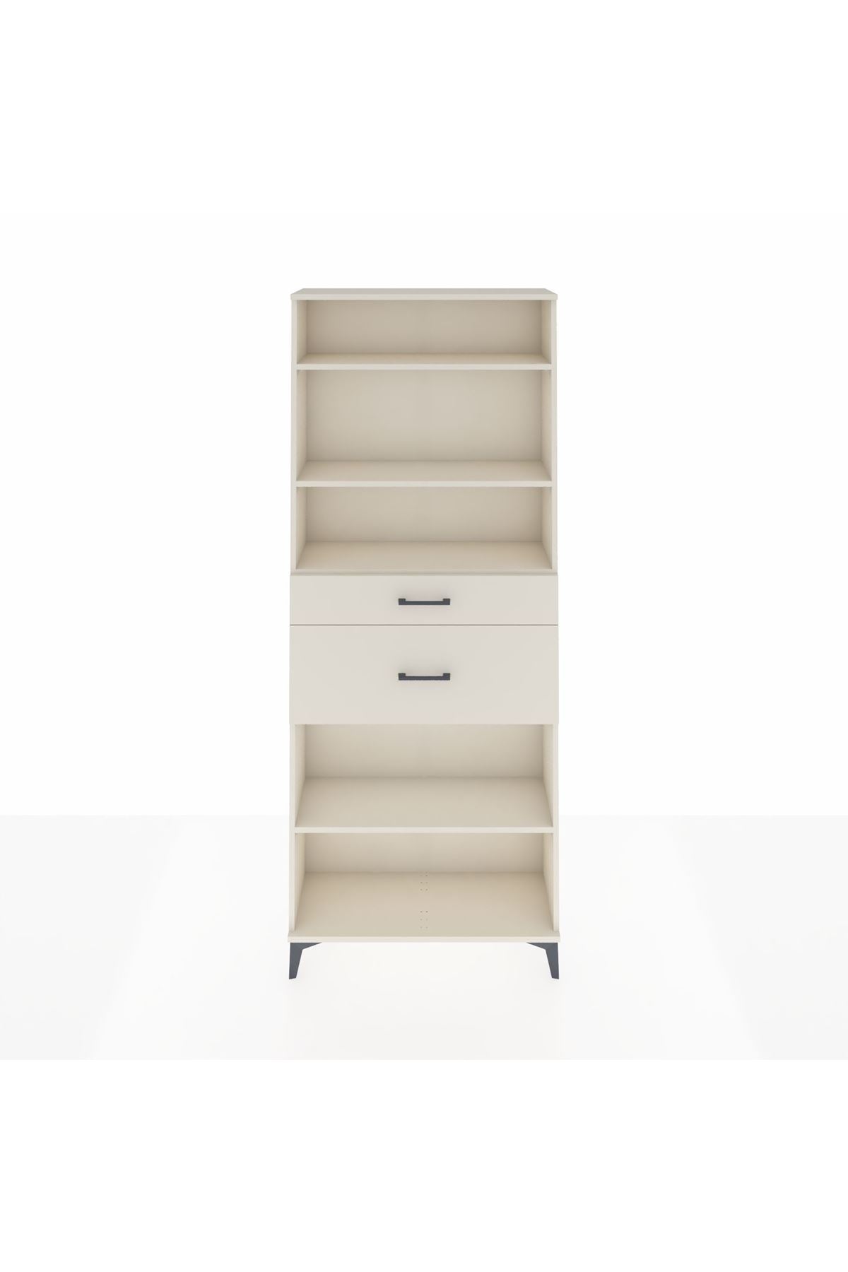 Arges Dolap 4 Raflı 2 Çekmeceli 88x30x221 - S30M173V1A
