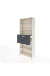 Arges Dolap 4 Raflı 2 Çekmeceli 88x30x221 - S30M173V2A