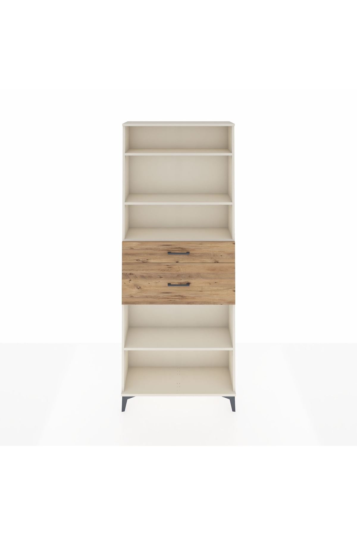 Arges Dolap 4 Raflı 2 Çekmeceli 88x30x221 - S30M173V3A