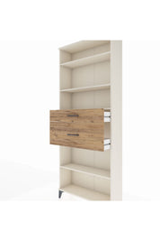 Arges Dolap 4 Raflı 2 Çekmeceli 88x30x221 - S30M173V3A